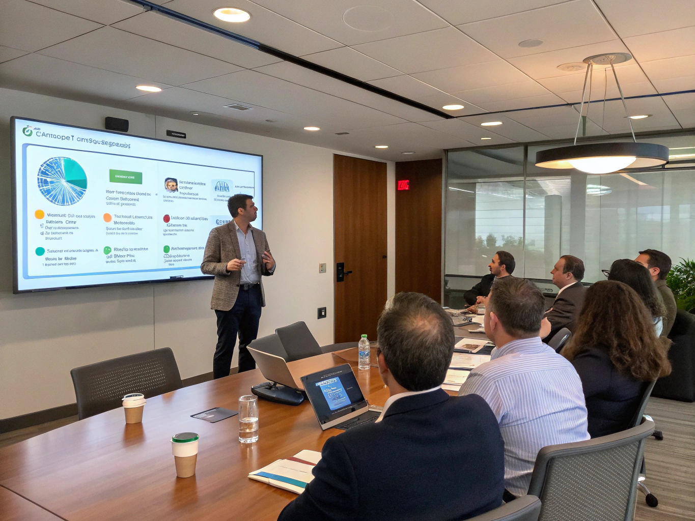 Tech consulting strategy session focusing on CRM and AI integration